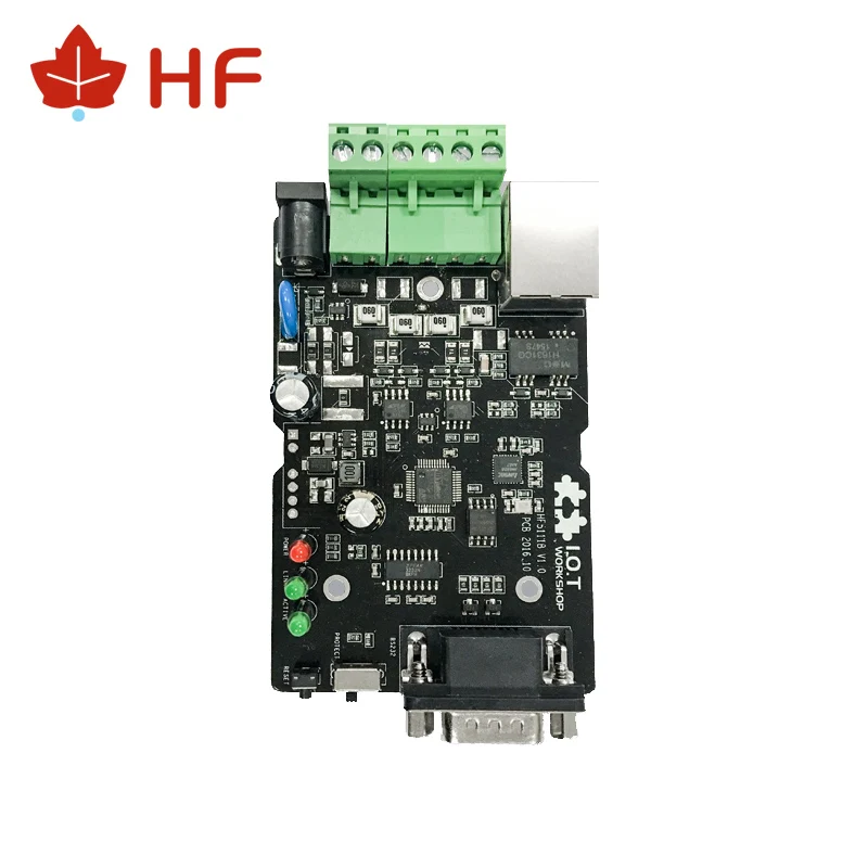 HF5111B RJ45 RS232/485/422 Serial к Ethernet RTOS последовательный 1 Порты и разъёмы преобразователя сервер устройства