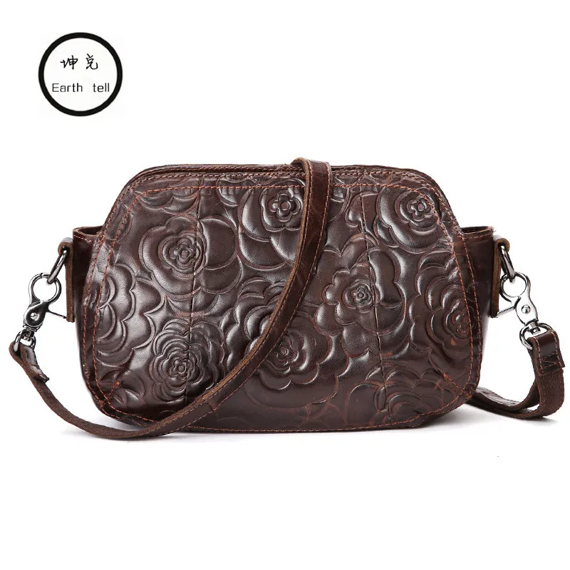 Luxury Embossed Handbags Women Bags Designer Famous Brands Genuine