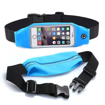 

Sport Waist Belt Pouch Universal For 5.2" 5.5" 4.7 inch Case Cover For Meizu m3s Waterproof Running Jogging Mobile phone Gym Bag