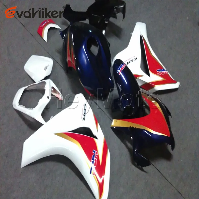 Заказной ABS мотоцикл обтекатель для CBR1000RR 2008-2011 мотоциклетные панели заказ+ красный синий белый литьевая форма - Цвет: E