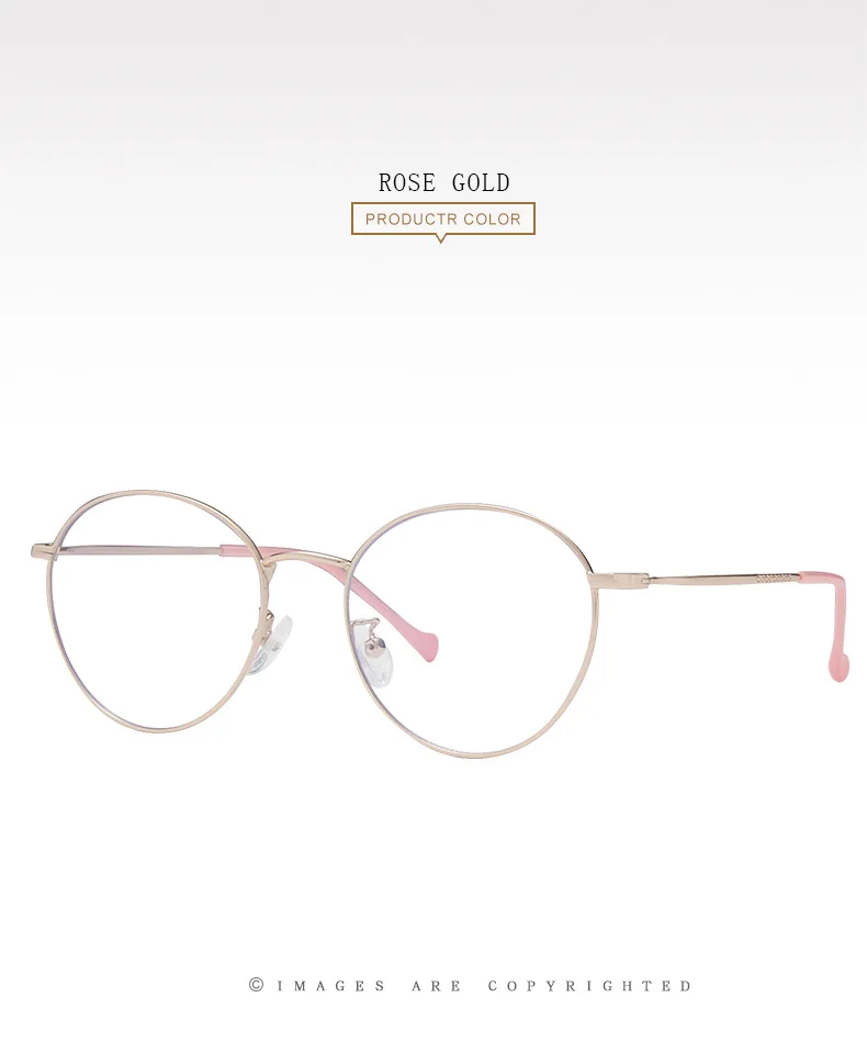 RBEWTP овальная оправа розовое золото анти синий свет блокирующие очки светодиодные очки для чтения радиационно стойкие очки компьютерные игровые очки