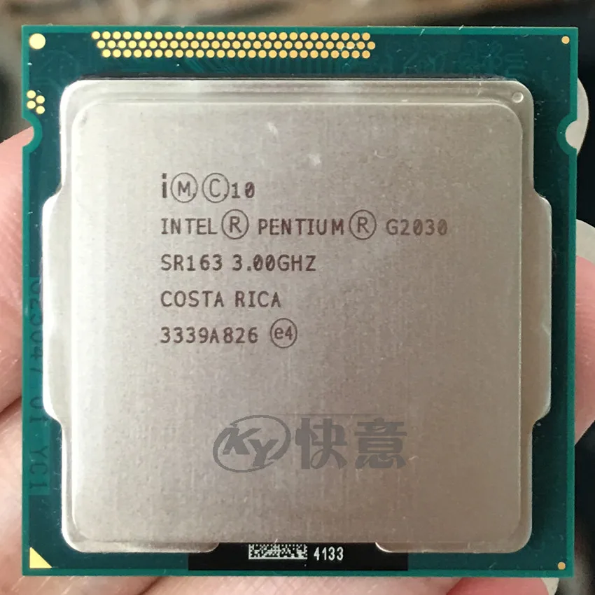 

Intel Pentium G2030 3M Cache 3.0 GHz L3=3M LGA 1155 TDP 55W desktop CPU processor (working 100%)