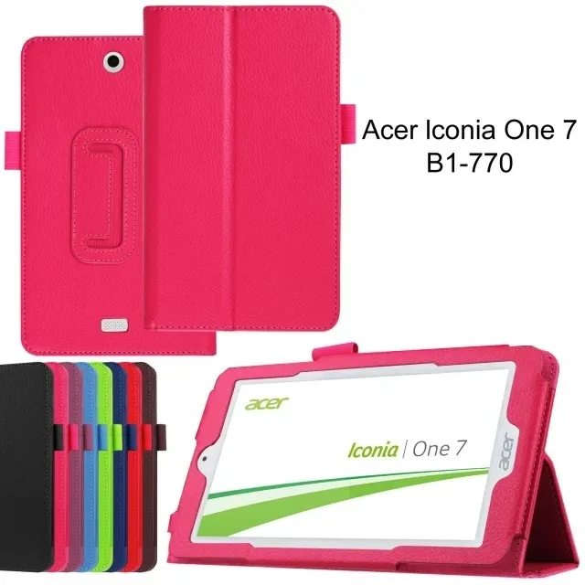 Cuckoodo 50 шт./лот для Acer Iconia One b1-770, искусственная кожа тонкая-Книга Стенд чехол для Acer Iconia One b1-770 7-дюймовый Планшеты