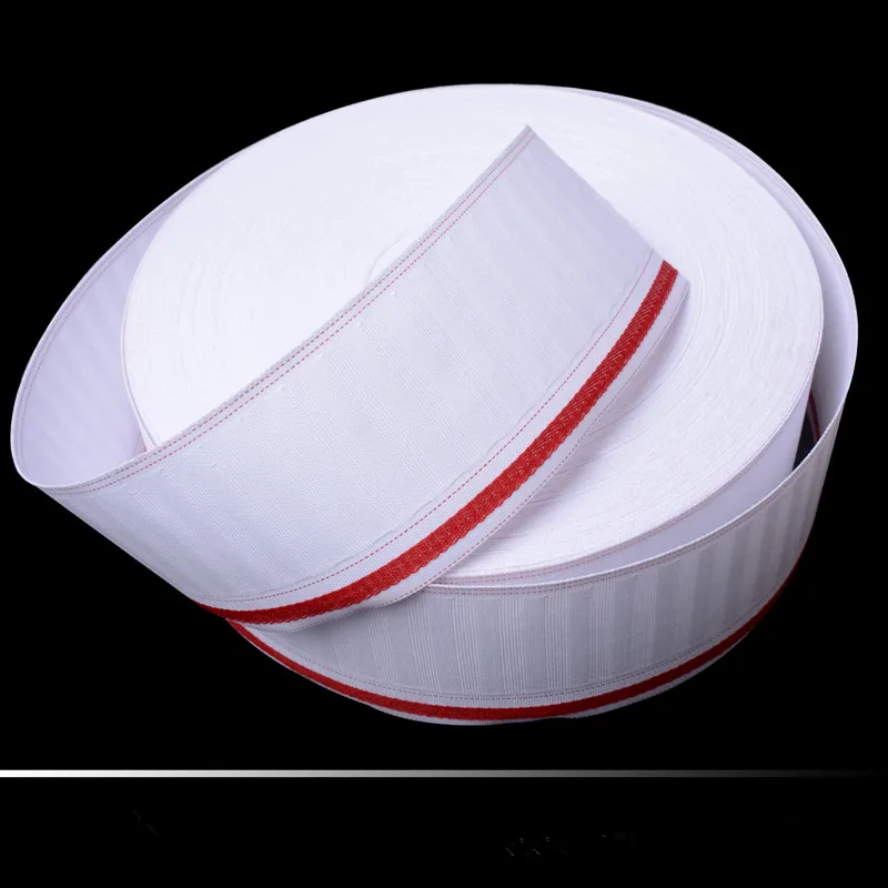 

10cm Wide White Woven Curtain Tape For Rod Tie Rings Roman Circle Punching Rings Pleated Hooks Belt Ribbon Curtain Accessories