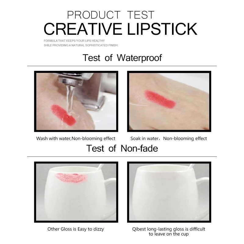 New Penis Shape Mushroom Head Lipstick 20 Colors Rouge Matte Lipstick Lips Makeup Red Lipstick Metallic Korean Makeup Cosmetics