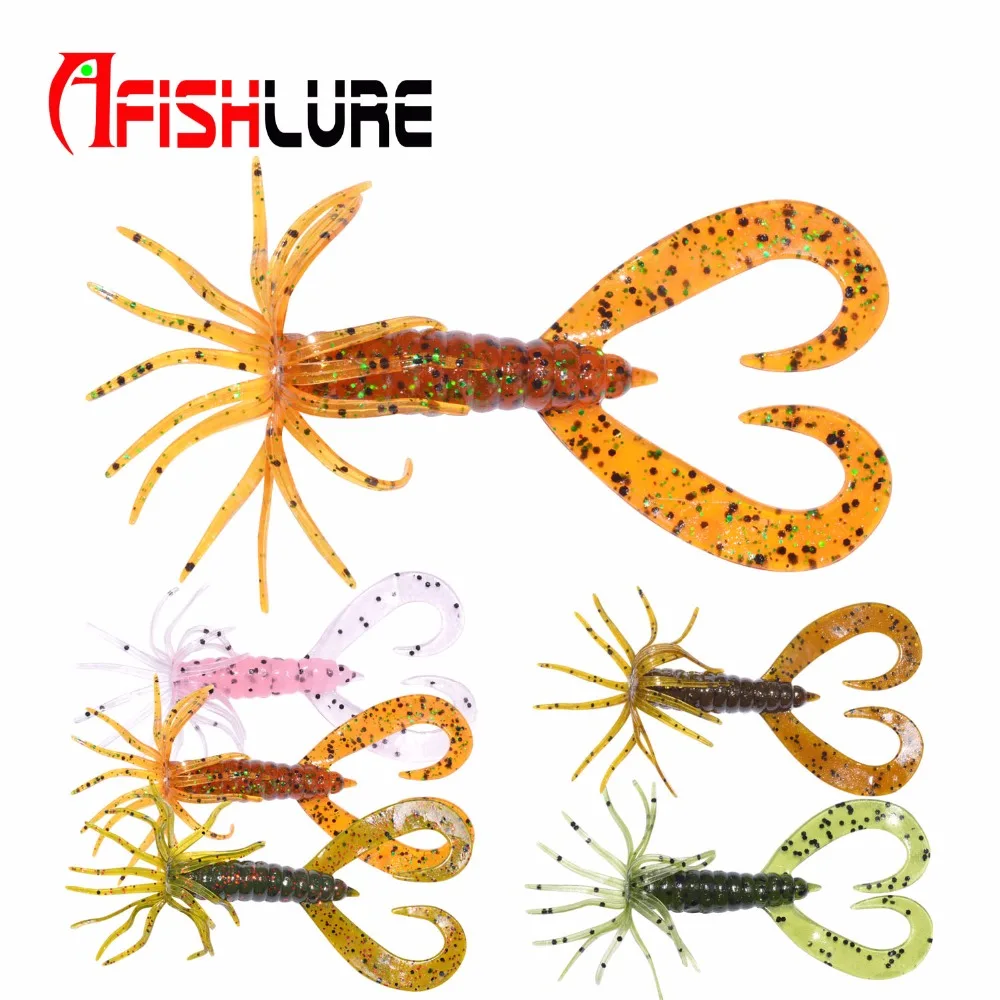 Рыболовная приманка 75 мм 2 9 г Мягкая в виде бороды 6 шт./Лот для окуня ловли карпа