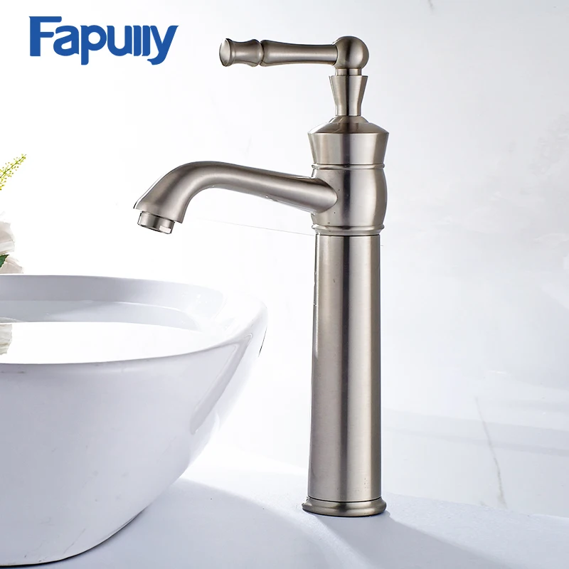 

Basin Faucet Gilt Porcelain Golden Bronze,White Painting Deck Mounted Cold Hot Washroom Water Sink Faucet Mixer Tap M227W