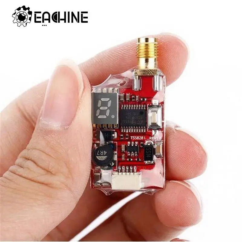 

Hot Sale Eachine TS5828L Micro 5.8G 600mW 40CH Mini FPV Transmitter With Digital Display Boscam