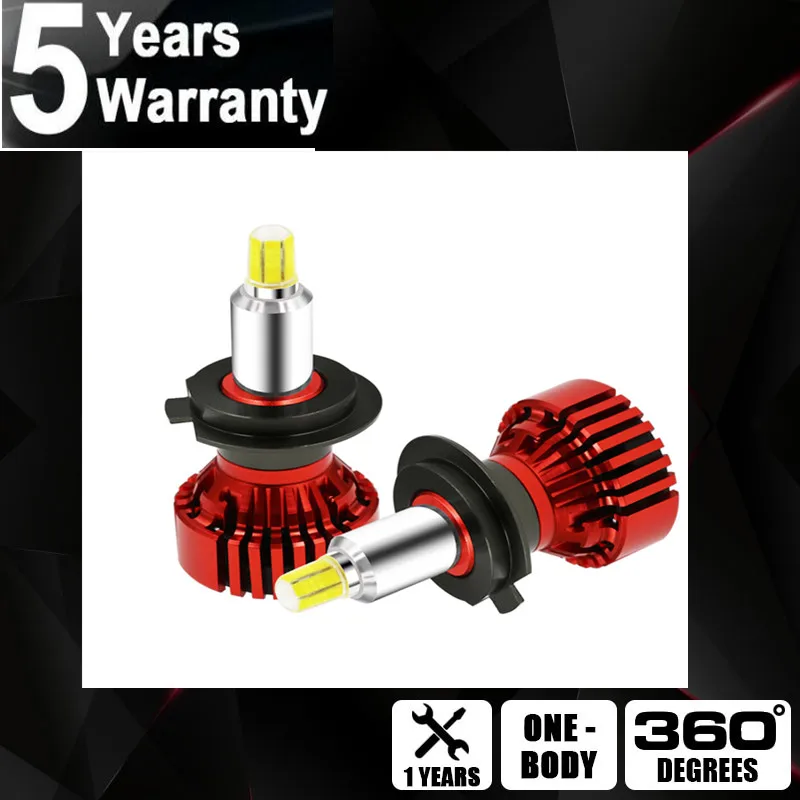 

Fits For MB E/CLK/ML/GLA/C-class Mini H7 70W 14000LM 6000K Car Led Headlight Bulbs +H7 LED Car Bulb Holder Adapters