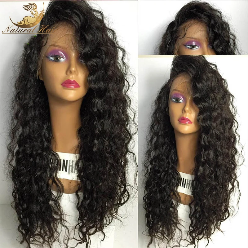 High Density Front Lace Wigs Full Lace Human Hair Wigs Malaysian Curly Human Hair Lace Front