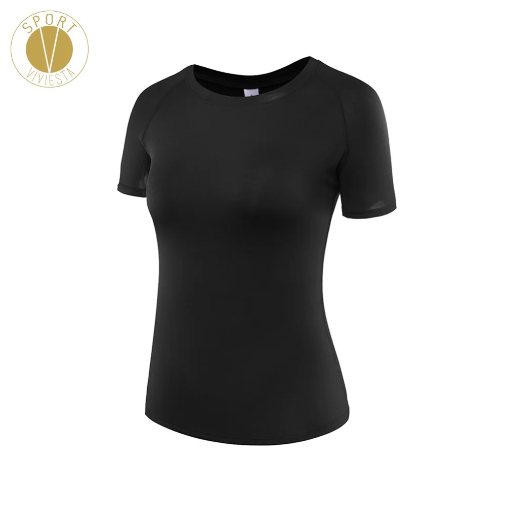 Slim Fit Crop Sports T shirt Women's Run Running Training Boxing Soft