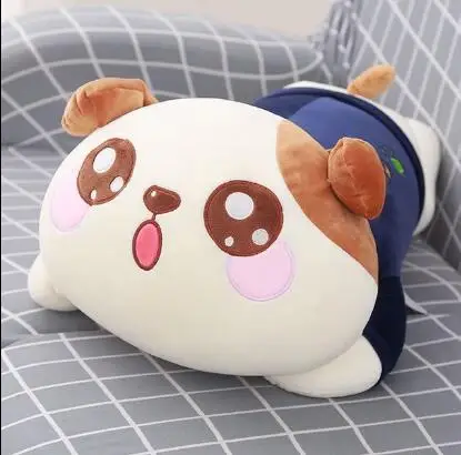 

WYZHY soft dog walking plush toy doll home decoration bedside pillow to send friends and children gifts 40CM
