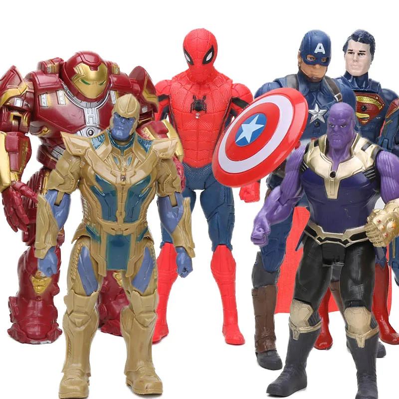 Avengers figure 68pcs Infinity War Superhero Iron Man Captain America Thor Hulk Batman Spider-Man Thanos PVC Action Figure Toy