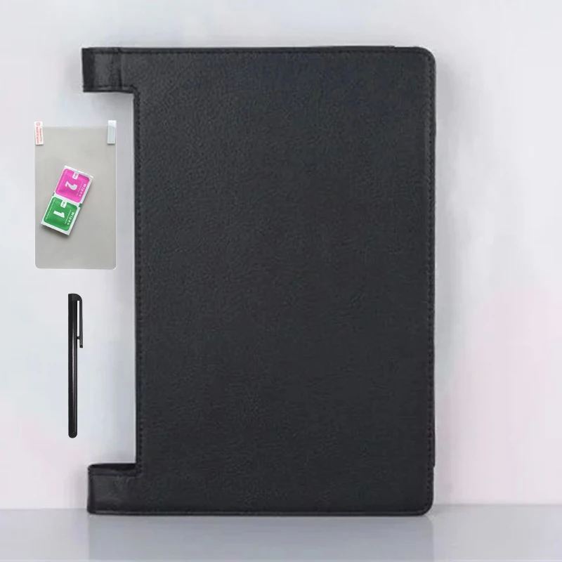 

For Lenovo YOGA Tab 3 Pro 10.1 Case PU Leather Stand Cover For Lenovo YOGA Tab 3 Plus 10 YT-X703L X703F X90l X90F + Film + Pen