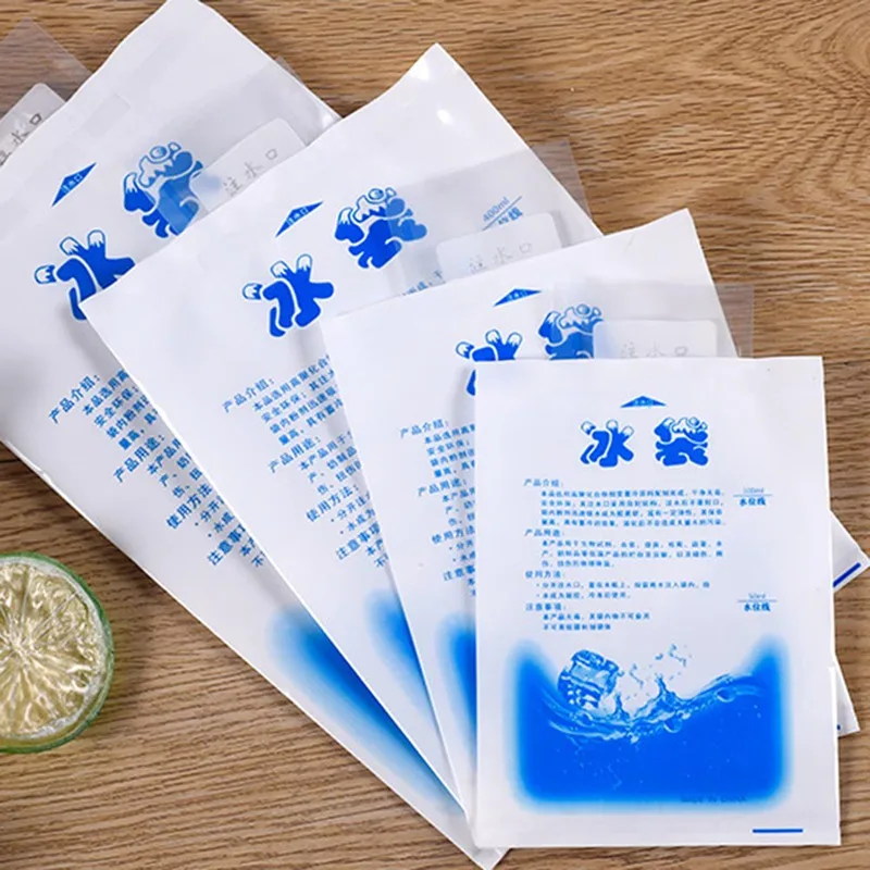 

10PCS Reusable Plastic Cooler Bag For Food Storage Ice Gel Packs Cubes Physical Cold Therapy Cooling Pack Retain