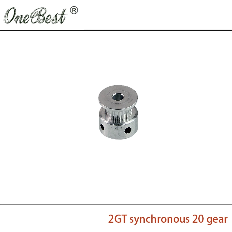 10 шт./лот GT2-20 синхронный шкив ременной передачи 20 шестерни внутреннее отверстие 5 мм 8 мм для 6 мм ремень 3d принтер аксессуары 2GT