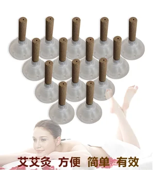 

New moxibustion tube paste Smokeless self-stick 5 years Moxa tube Self-adhesive acupuncture points sticker 60pcs high quality