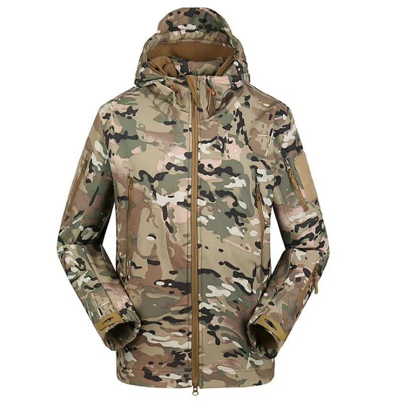 

Male Sportwear Fishing Ski Camping Coat Softshell Outdoor Jacket Men Windbreaker Climbing Jackets Hiking Coats Dropship