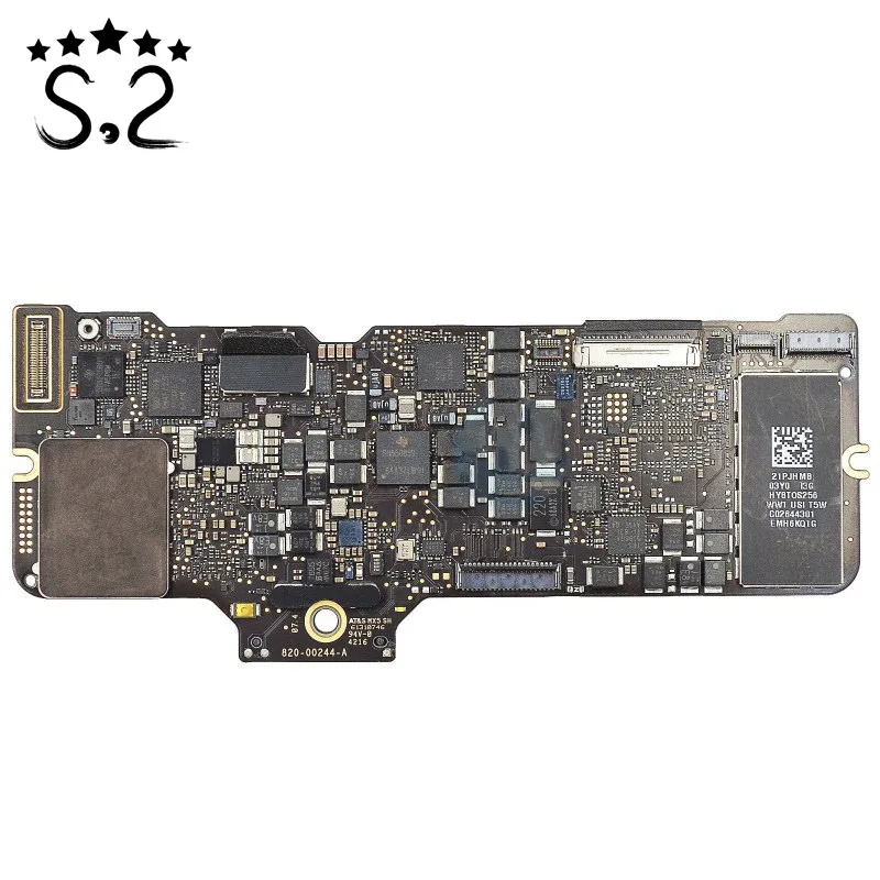 A1534 материнская плата для Macbook 1" 1,1 ГГц Core M3(M3-6Y30) 8 ГБ материнскую плату 820-00244-A 256 ГБ год