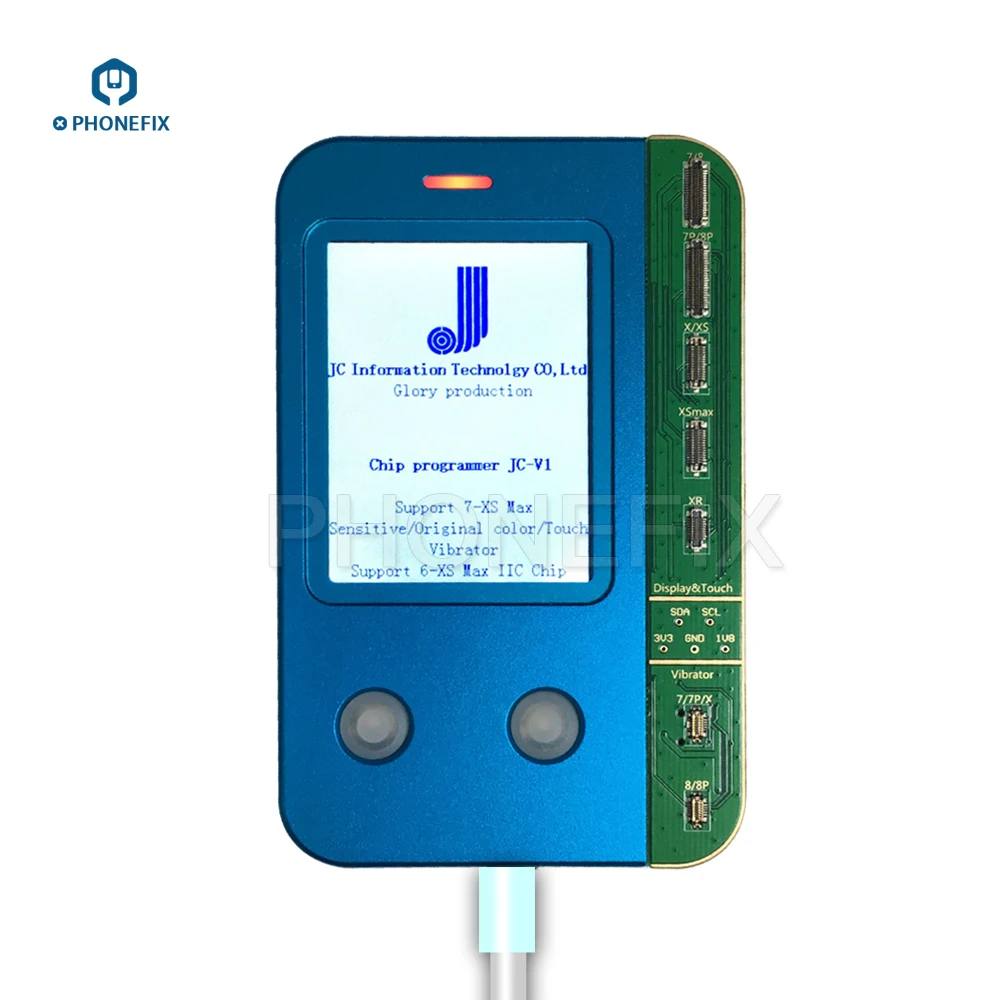 JC V1 телефон чип программист для iphone 7 8 X XS MAX чувствительный светильник сенсорный вибратор Считывание данных запись программист