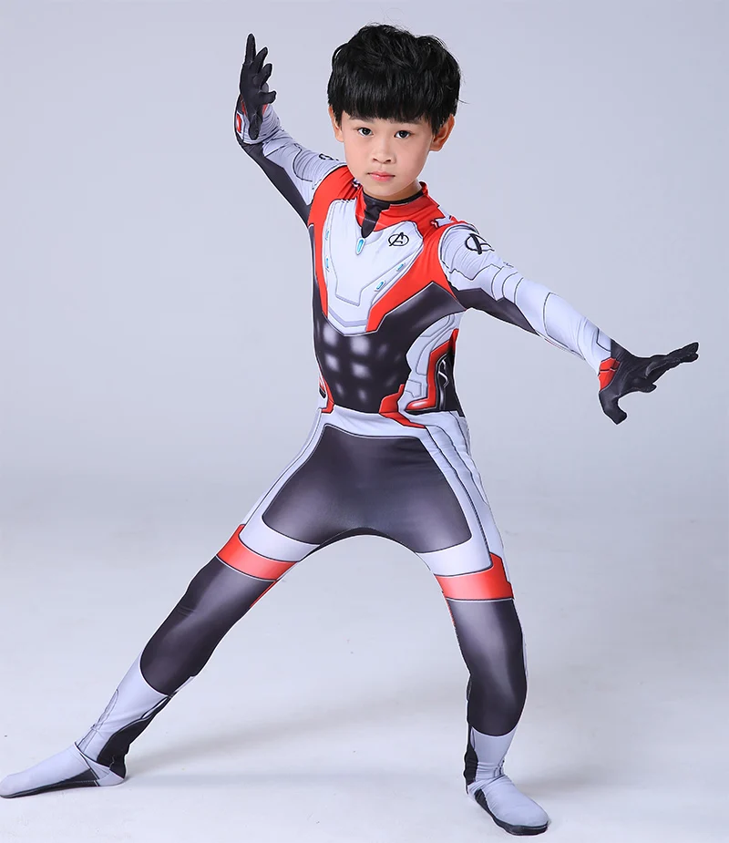 2019 new Avengers Endgame Quantum cosplay costume Adult Kids Avengers costume Haloween zentai Jumpsuits bodysuit Superhero