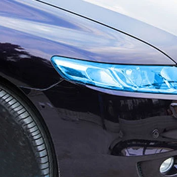 

Dewtreetali 120*30cm Auto Car Light Headlight Taillight Tint Vinyl Film Sticker Sheet Light Black Car Light Color Sticker
