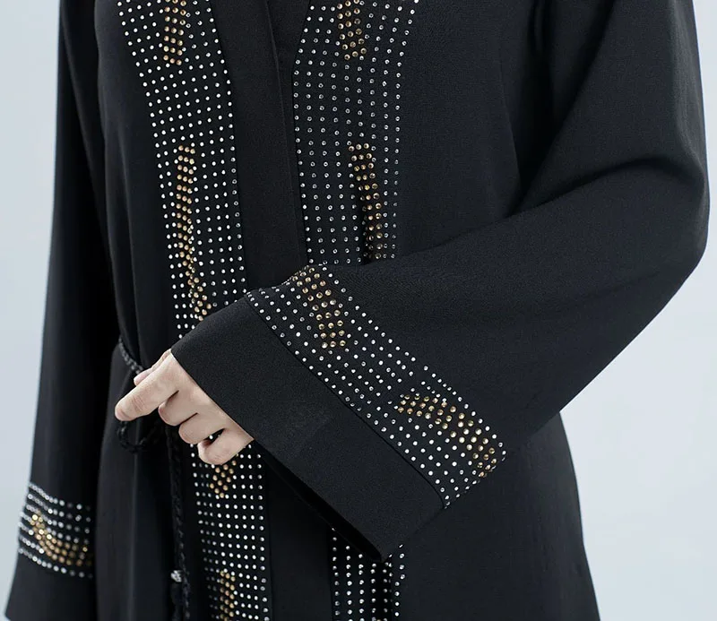 Модные свободные Абаи Дубай Кафтан Рамадан мусульманин Кафтан платье Ислам хиджаб платье Ислам ic Костюмы Абаи s для Для женщин 2018 турецкий
