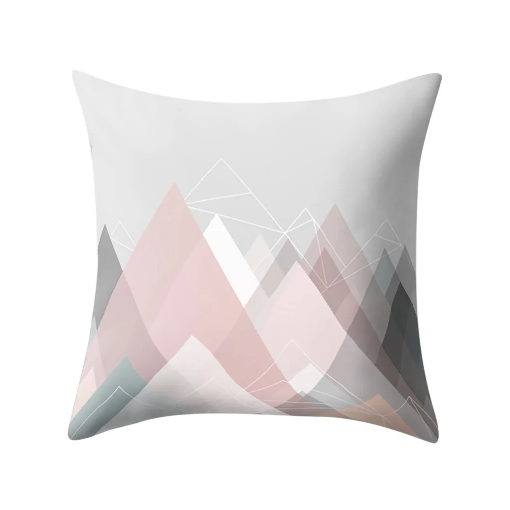 Геометрический полиэфирный чехол для подушки, Геометрическая наволочка для подушки, скандинавский домашний декоративный чехол на подушки - Цвет: K