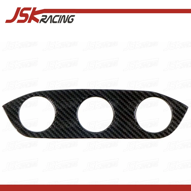 

2008-2014 DRY CARBON FIBER TOP CENTER DASH 3 GAUGE CLUSTER TRIM COVER FOR LAMBOR GALLARDO LP550 LP560 LP570(JSKLBGD08024)