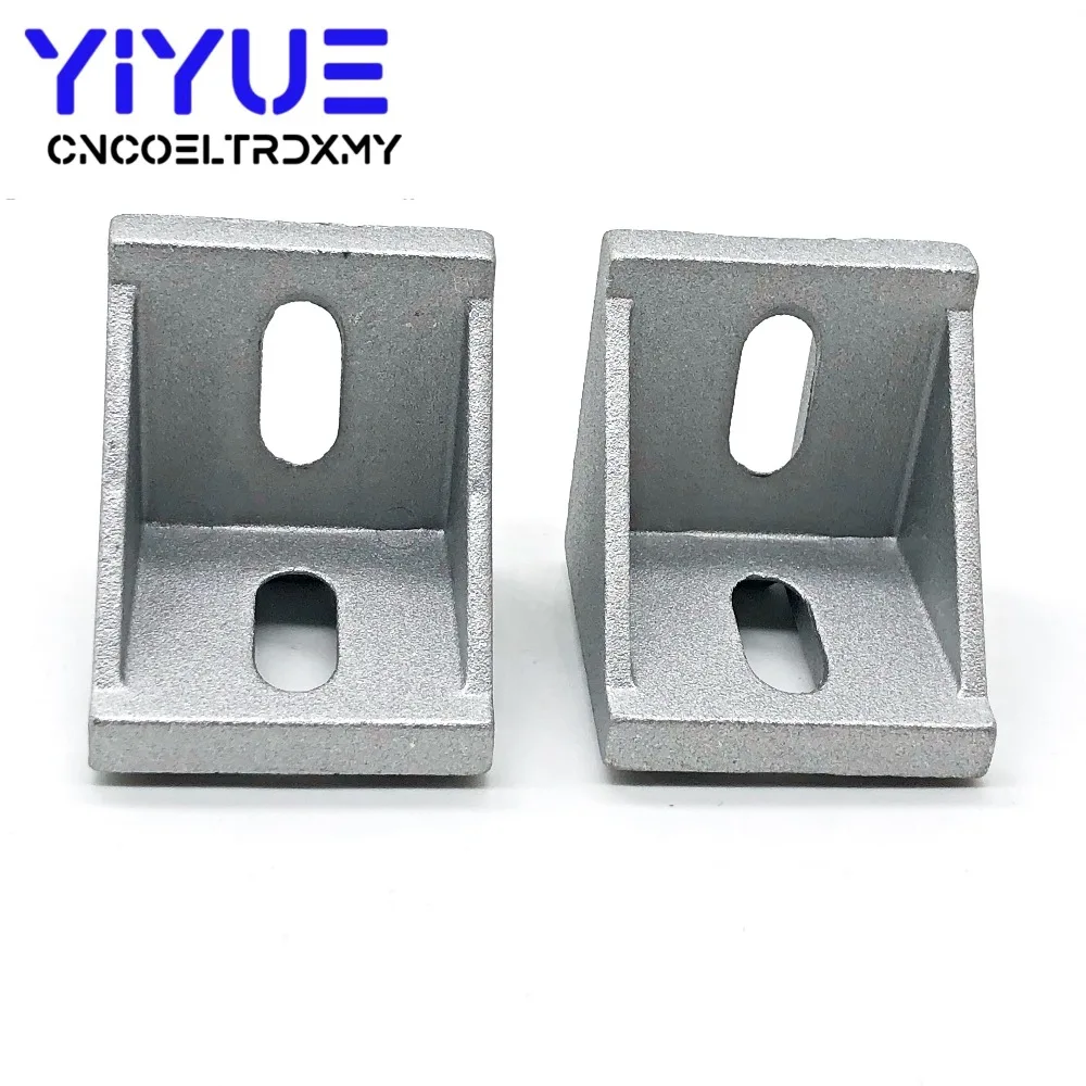

5Pcs 4545 Corner Fitting Angle Aluminum L Connector Bracket Fastener Match Use 4545 Industrial Aluminum Profile