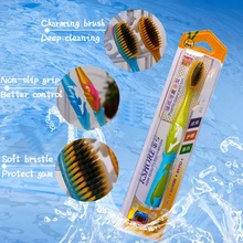 Bamboo Charcoal Toothbrush Adult Home High-grade Soft Silk Soft-bristled Tooth Brush Adult 836