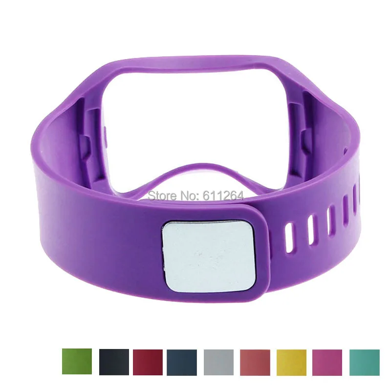 

20pcs/lot Replacement Rubber Band Strap Wristband For SAMSUNG GEAR S R750 SM-R750 Smart Watch Bracelet with Metal Clasps