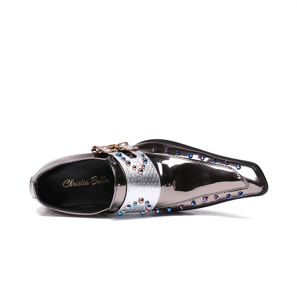 Zapatos 4 Cuero Oxfords De Hombre Sapato 6 Christia Más Sapatos Social Moda 2 Tamaño 1 Hombres Bella 3 Boda Genuino 5 qUXPpE