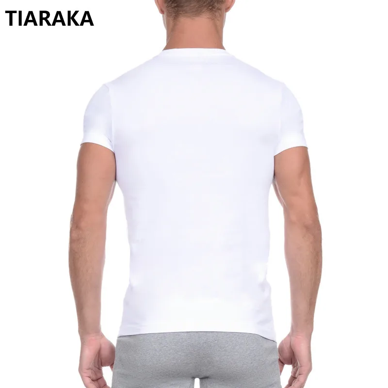 Men's Cotton Undershirts Underwear Short Sleeved Undershirt Summer V Neck Shirts Spandex Bodybuilding Solid ColorT Shirts 2565