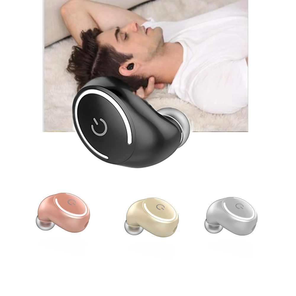 

New design Black Mini Bluetooth Earphone with Free Gift Bluetooth V4.1 Headset with Free Call Small inear earbuds for smartphone