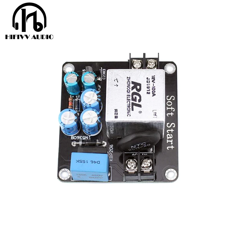 100A Buffer power switch board High power supply automatic delay start soft start protection