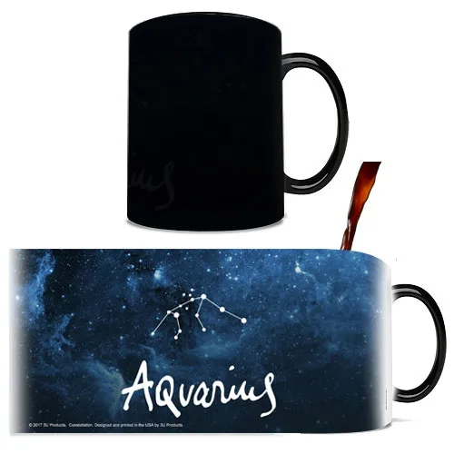 1 шт. 12 Созвездие изменение цвета кружки Звездное Космическое Пространство Вселенная керамика чай кофе чашки новинка подарок на день рождения