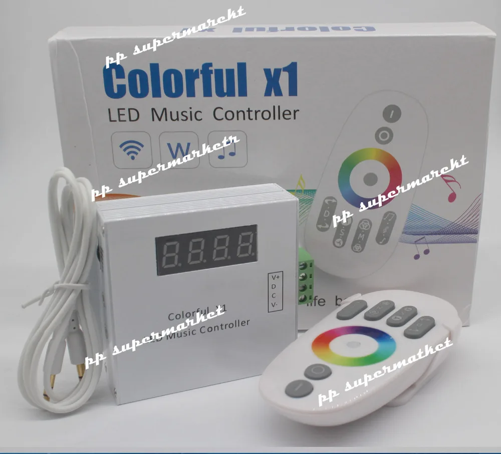 

DC5V 12V 24V WS2812 WS2811 WS2813 6803 1903 IC Digital Addressable LED Strip Music Controller Pixels Colorful x1 x2 Controller