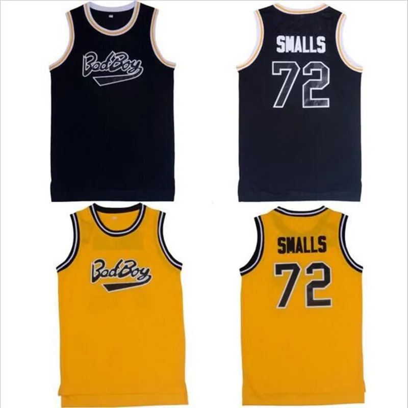 Мужские майки для баскетбола EJ Biggie Small #72 Bad boy рубашка Notorious Big Basketball Jersey Iverson