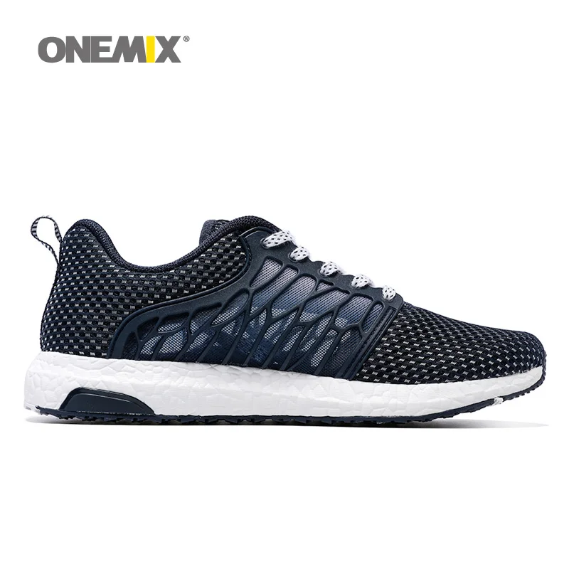 ONEMIX Новая мужская спортивная обувь для мужчин дышащие спортивные кроссовки черный Zapatillas Спортивная обувь уличные Прогулочные кроссовки
