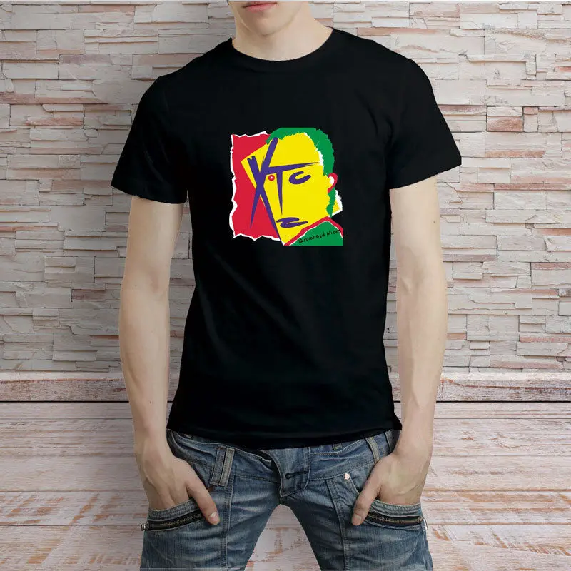 XTC Drums And Wires Album Cover Rock Band T Shirt TeeTShirts