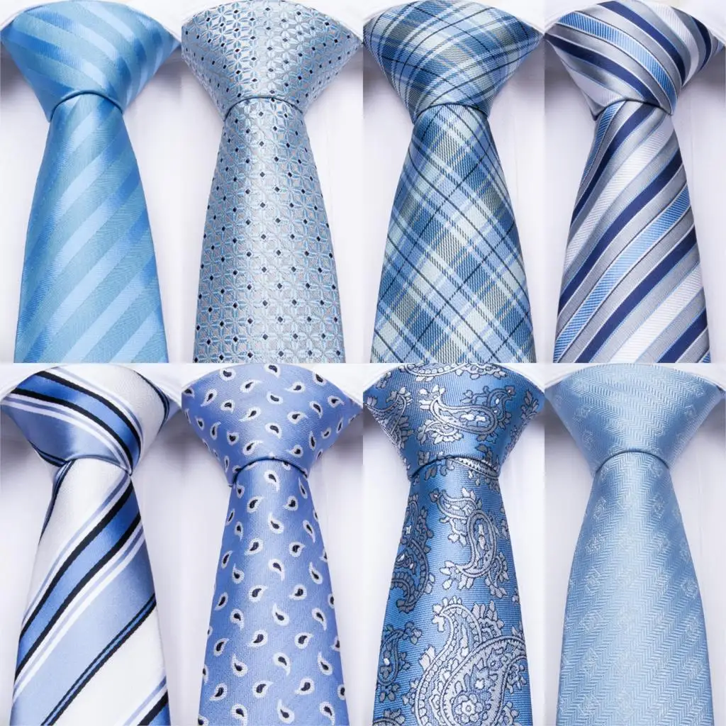 Tie+Hanky+Cufflinks Mens Necktie Lapel Hademade Accessories Stripes Necktie Classic Tie Tie Set Tie Set