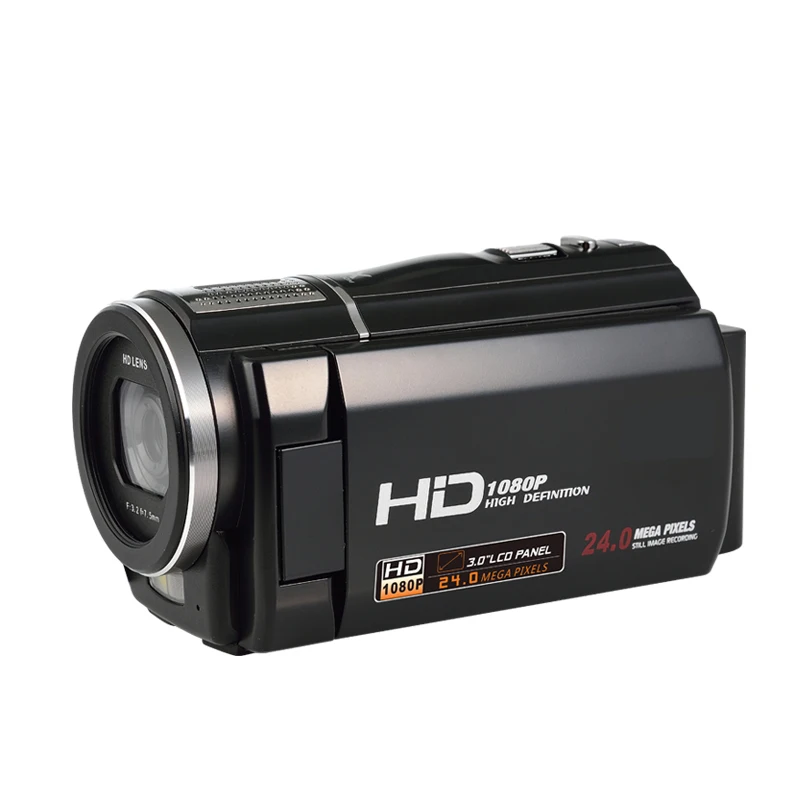 Super portable digital video camera HDV F5 24mp full hd 1080p DIS 5.0M CMOS remote control 64GB
