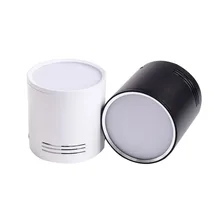 

Energy Saving Light 7W/9W/12W LED Downlight AC85-265V Surface Mounted Ceiling Downlight Black/White/Sliver