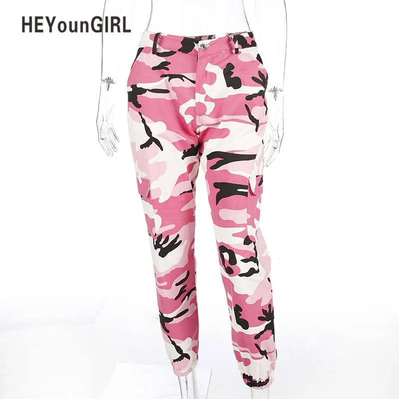 FREE SHIPPING Women Camouflage High Waist Trousers JKP3301 - Allkpop Shop