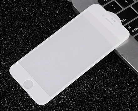 Xwmkai красный 4D полное покрытие экрана протектор Закаленное стекло для Iphone 6S 7 8 Plus 9H HD защитная пленка для Iphone 6 8 7 Plus - Цвет: White