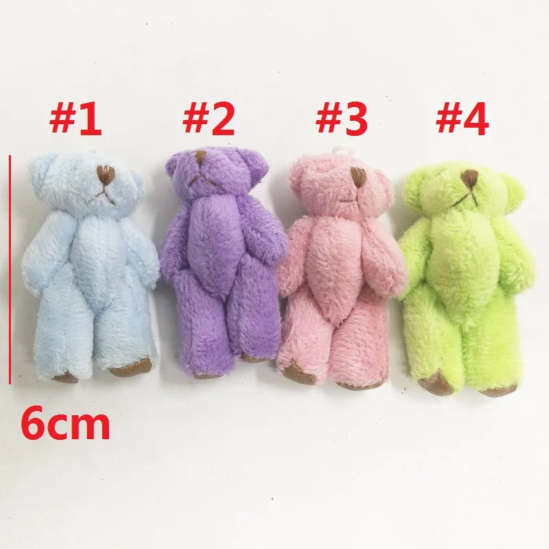 6cm long wool plush bear 7