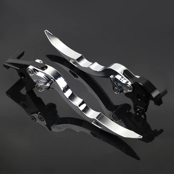 

Chrome Knife Blade Brake Clutch Levers For HONDA GL 1800 GL1800 A/B 2001-2016 Motorcycle Accessories CNC Aluminum