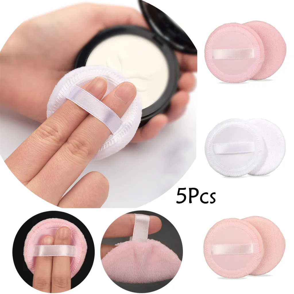

5 Pieces Dry Wet Amphibious Makeup Foundation Sponge Blender Puff Powder Smooth Puff # 20.15