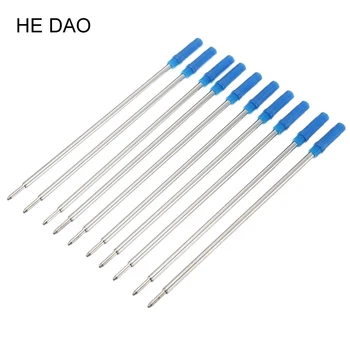 

10 Pcs Pen Refill Blue Black Ink Ballpoint Ball Point Pens Refills For High Quality Writing Wholesale Office School Supplies